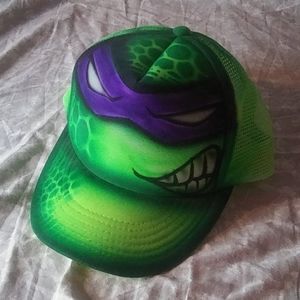 Ninja turtle leonardo snap back hat